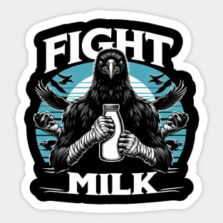 Fight Milk Eagle Sticker